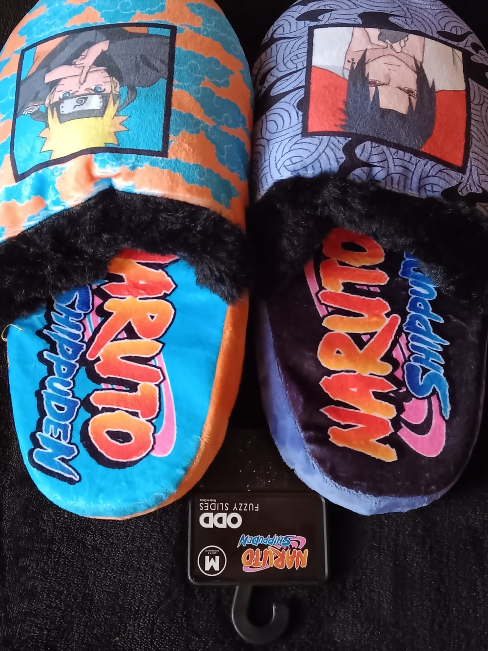 Naruto Shippuden Unisex Anime Slippers Size M Mens Size 7-9 Women Size 8-10 NWT - Picture 4 of 5